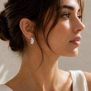 Boucles d'oreilles « Annie Argentée »