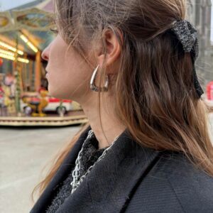 Boucles d'oreilles « Caroll Argentées »