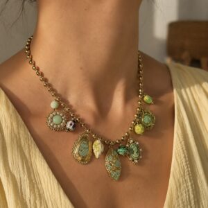 Collier « Divine Vert »